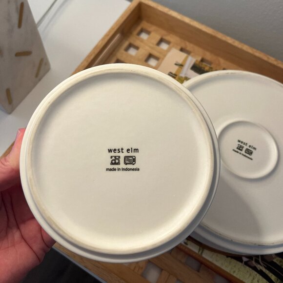 West Elm - Wood + Ceramic Tableware Set, Small and Medium - Picture 12 of 12